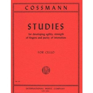 Cossmann-Studies For Development of Agility of Fingers For Cello. Published by International Music